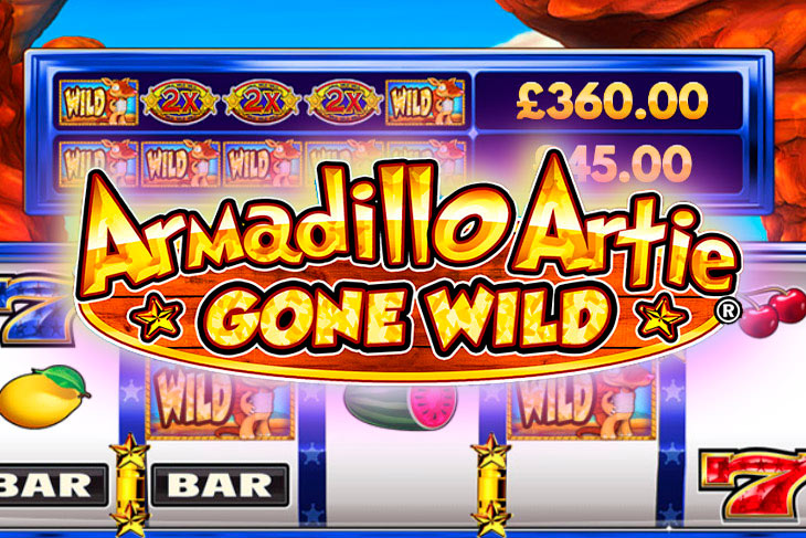 Armadillo Artie Gone Wild - DWG slot at Princess Casino Casino