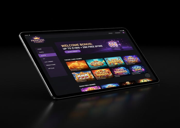 Princess Casino Casinò su tablet